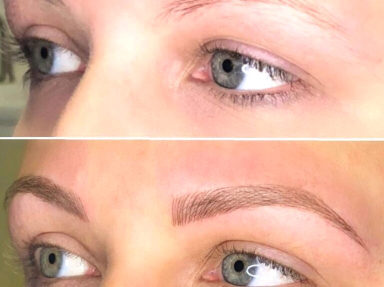 Microblading eyebrows: before and after care