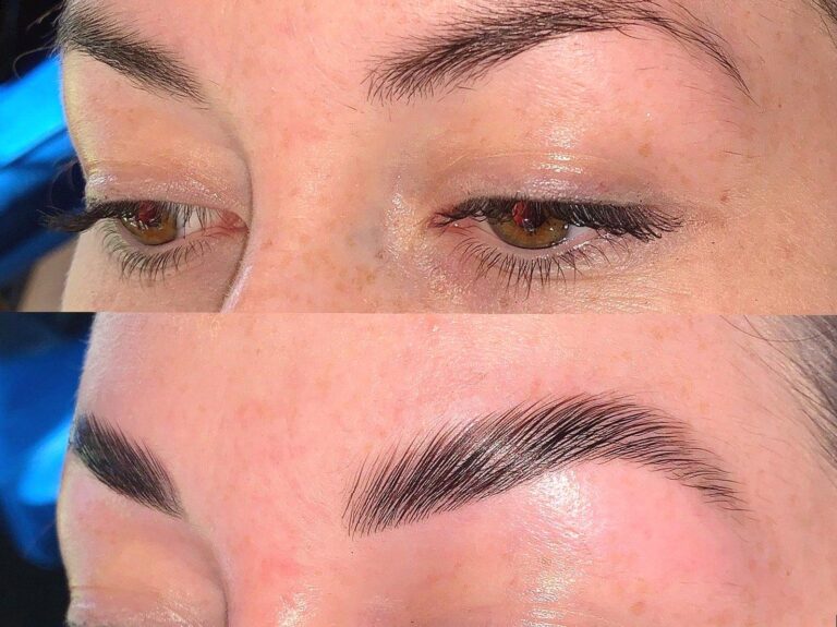 Do your eyebrows peel after microblading