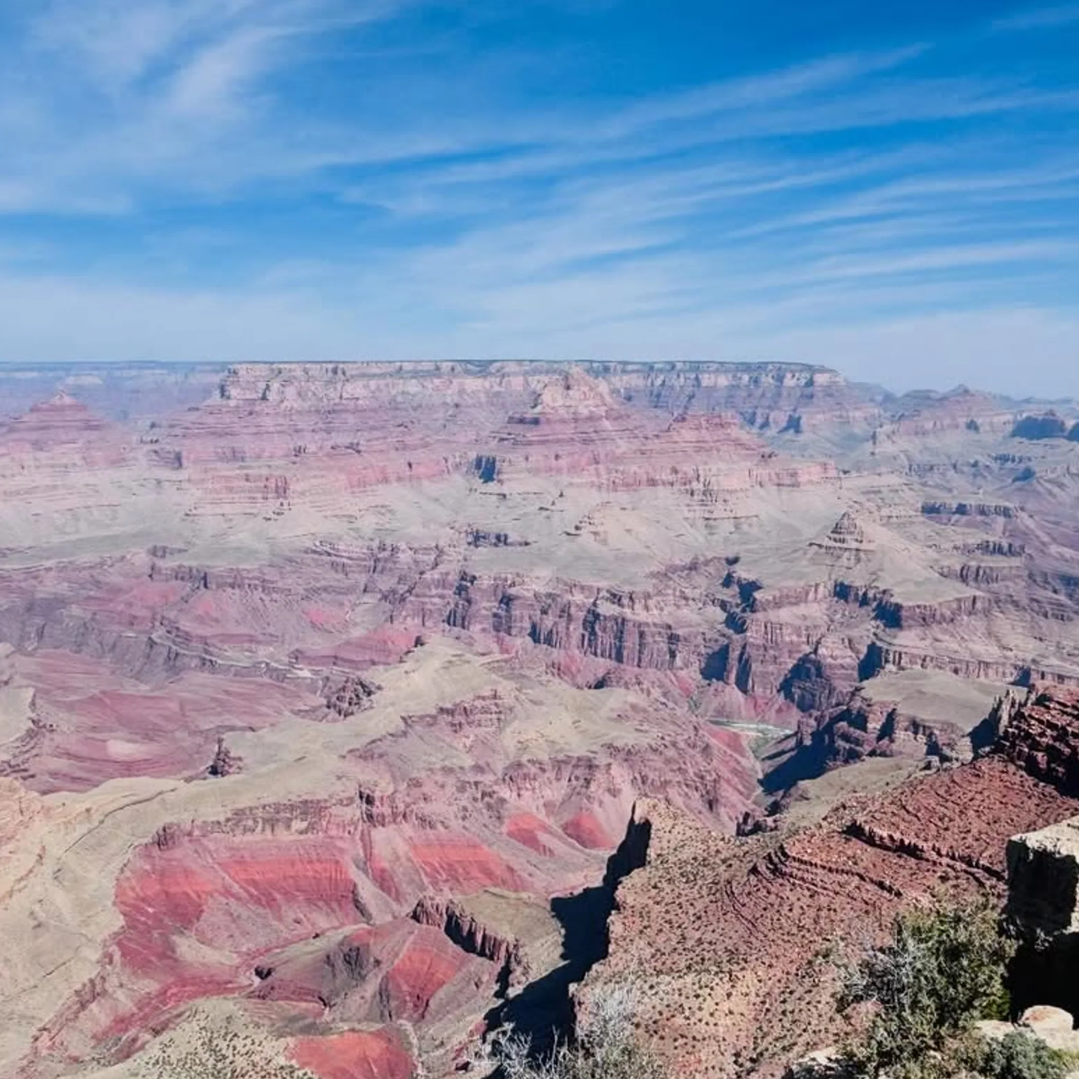 desert viewpoint with clear sky